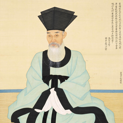 Byeon Sang-byeok, Portrait of Scholar-Official Yun Bonggu (1681-1767) in his Seventieth Year, Joseon dynasty (1392-1910), dated 1750
