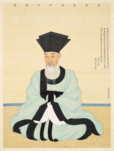 Byeon Sang-byeok - Portrait of Scholar-Official Yun Bonggu (1681-1767) in his Seventieth Year, Joseon dynasty (1392-1910), dated 1750