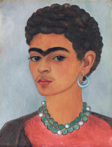 Frida Kahlo - Self-Portrait with Curly Hair, 1935