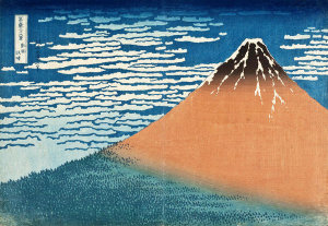 Katsushika Hokusai - South Wind, Clear Dawn, circa 1830-1831