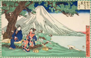 Utagawa Kuniyoshi - Act Eight: Journey, 1854