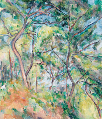 Paul Cézanne - Sous-Bois, c. 1894