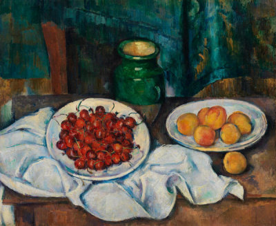 Paul Cézanne - Still Life with Cherries and Peaches, 1885-1887