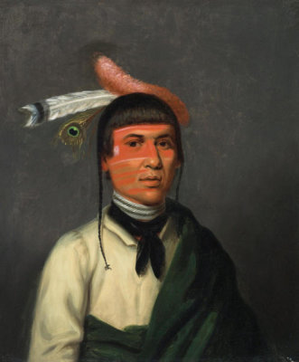 Henry Inman - No-Tin (Wind), a Chippewa Chief, 1832-1833