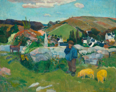 Paul Gauguin - The Swineherd, 1888