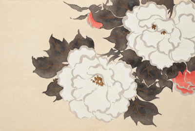 Kamisaka Sekka - Flowers of One Hundred Worlds (Peonies), 1909/1910