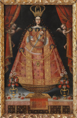 unknown Cuzqueño artist - Virgin of Bethlehem (Virgen de Belén), circa 1700-1720
