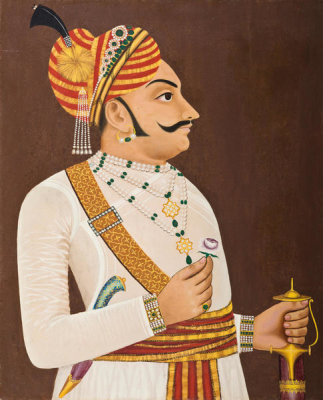 unknown Indian artist - Thakur Yaswanta Singh of Badnor, circa 1880-1900