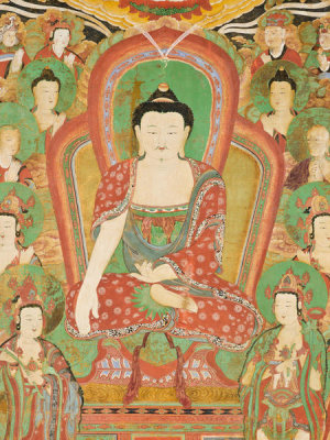 Unknown Korean artist - Preaching Sakyamuni Buddha, 1755
