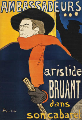 Henri de Toulouse-Lautrec - Ambassadeurs: Aristide Bruant, 1892