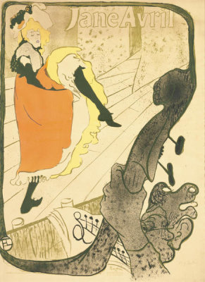 Henri de Toulouse-Lautrec - Jane Avril, 1893