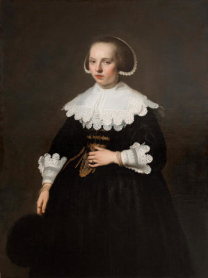 Jacob Adriaensz Backer - Portrait of a Young Woman, circa 1638