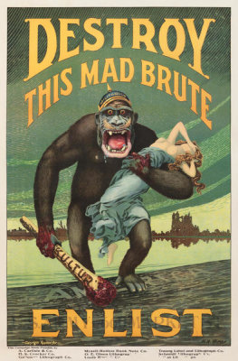 Harry R. Hopps - Destroy this Mad Brute - Enlist - U.S. Army, 1918