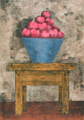Rufino Tamayo - Fruit Bowl with Apples (Frutero con manzanas), 1981