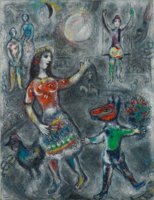 Marc Chagall - Queen of the Circus, 1974