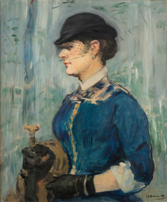 Edouard Manet - Young Woman in a Round Hat, circa 1877-1879