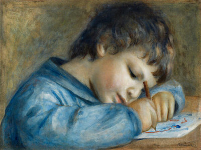 Pierre-Auguste Renoir - Pierre Renoir Drawing, 1888